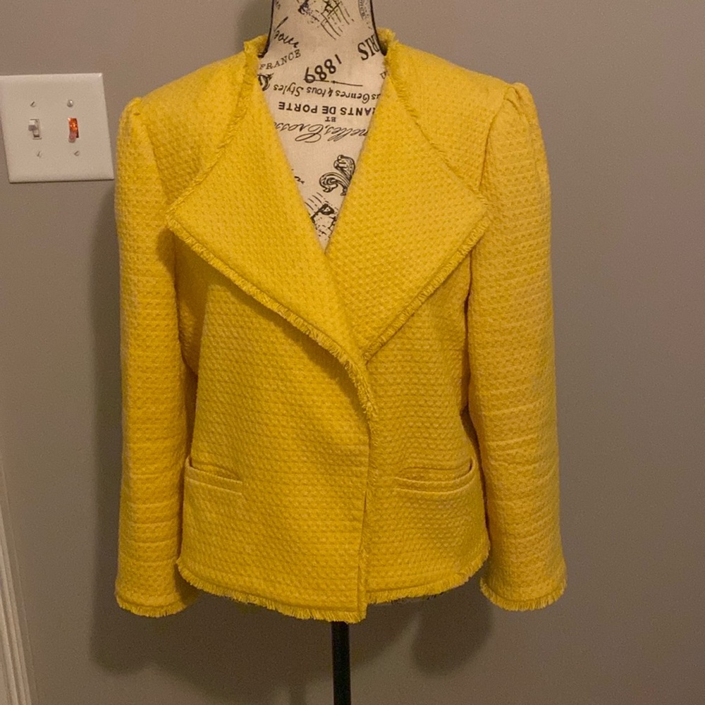 Ann Taylor yellow jacket